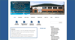 Desktop Screenshot of lethbridgehousing.ca