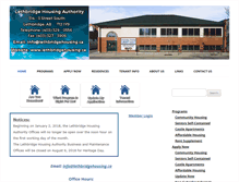Tablet Screenshot of lethbridgehousing.ca